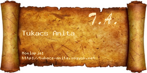 Tukacs Anita névjegykártya