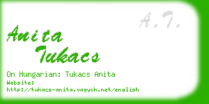 anita tukacs business card